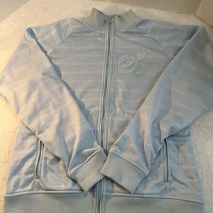 Stussy Light Blue Zip Up Sweater